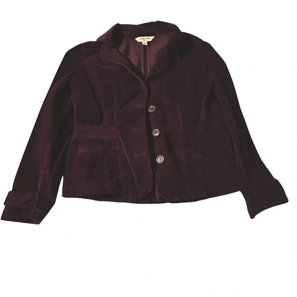 St. John's Bay women's PM Maroon Corduroy Jacket - Picture 1 of 6